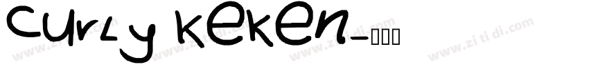 Curly Keken字体转换